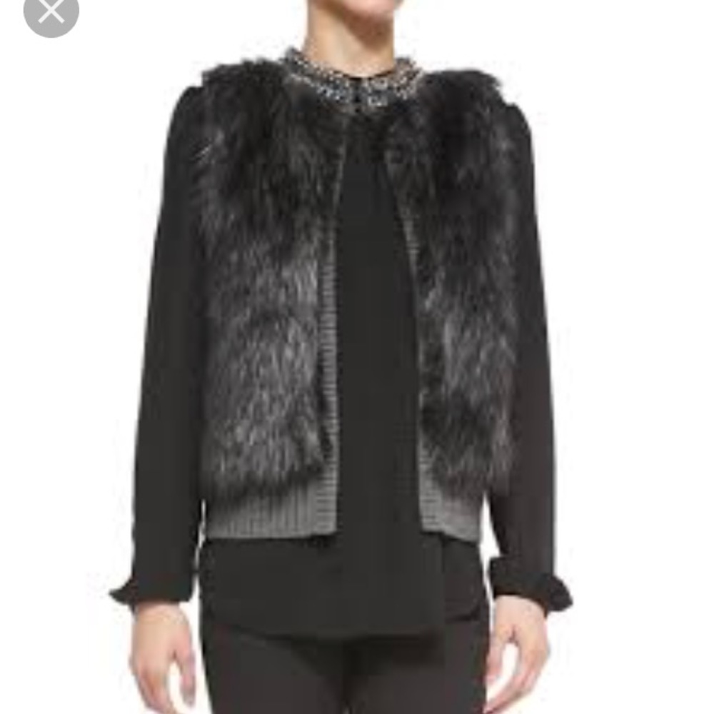 Michael Kors faux fur vest